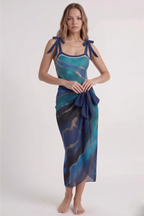 Aqua Marble Pareo Set