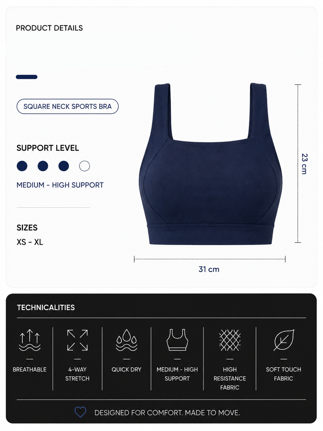 Esme Crossback Bra