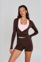 Eliane Wrap Blouse