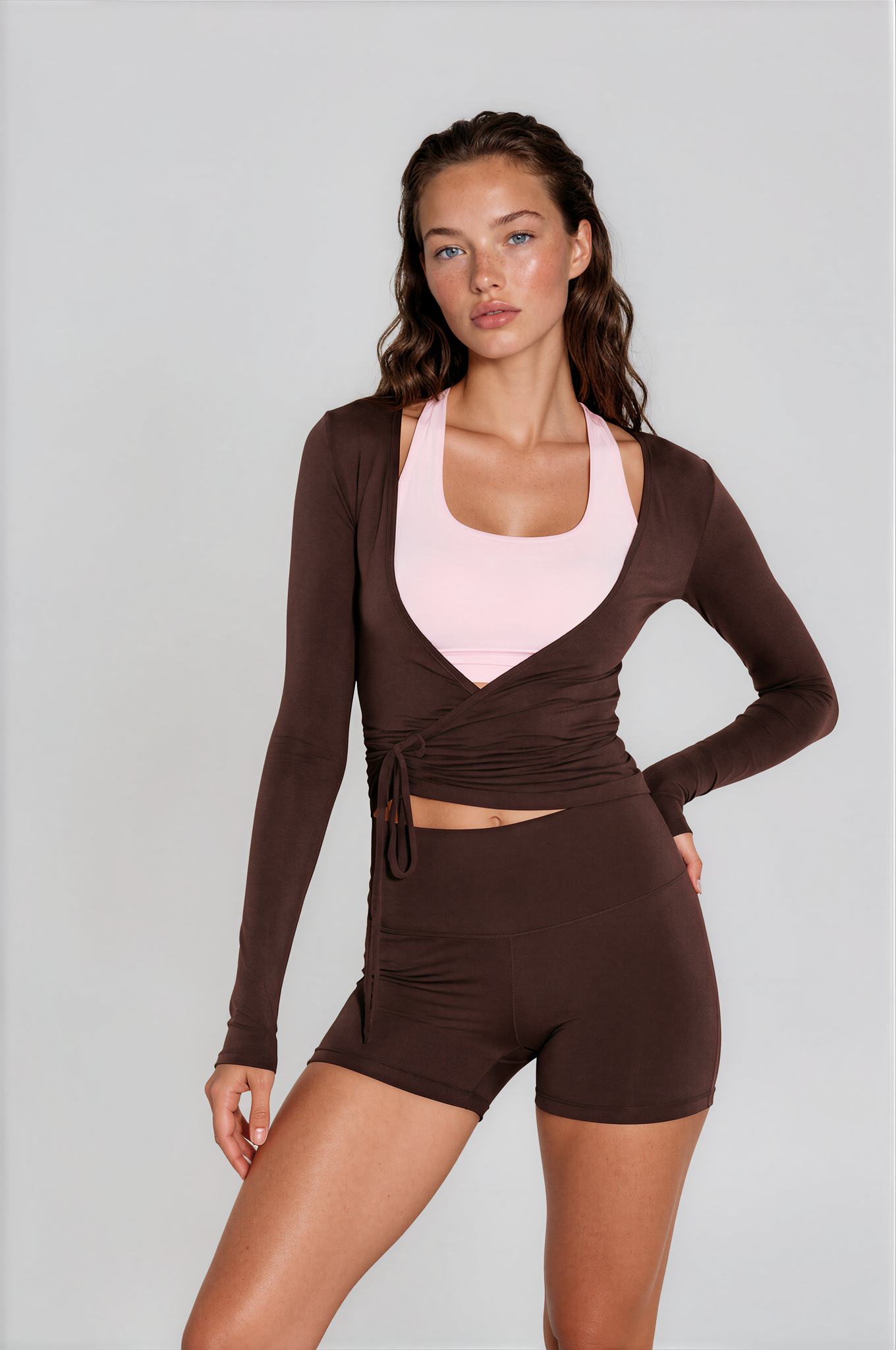 Eliane Wrap Blouse