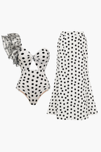 Dot Bow Pareo Set
