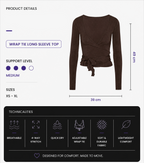 Eliane Wrap Blouse