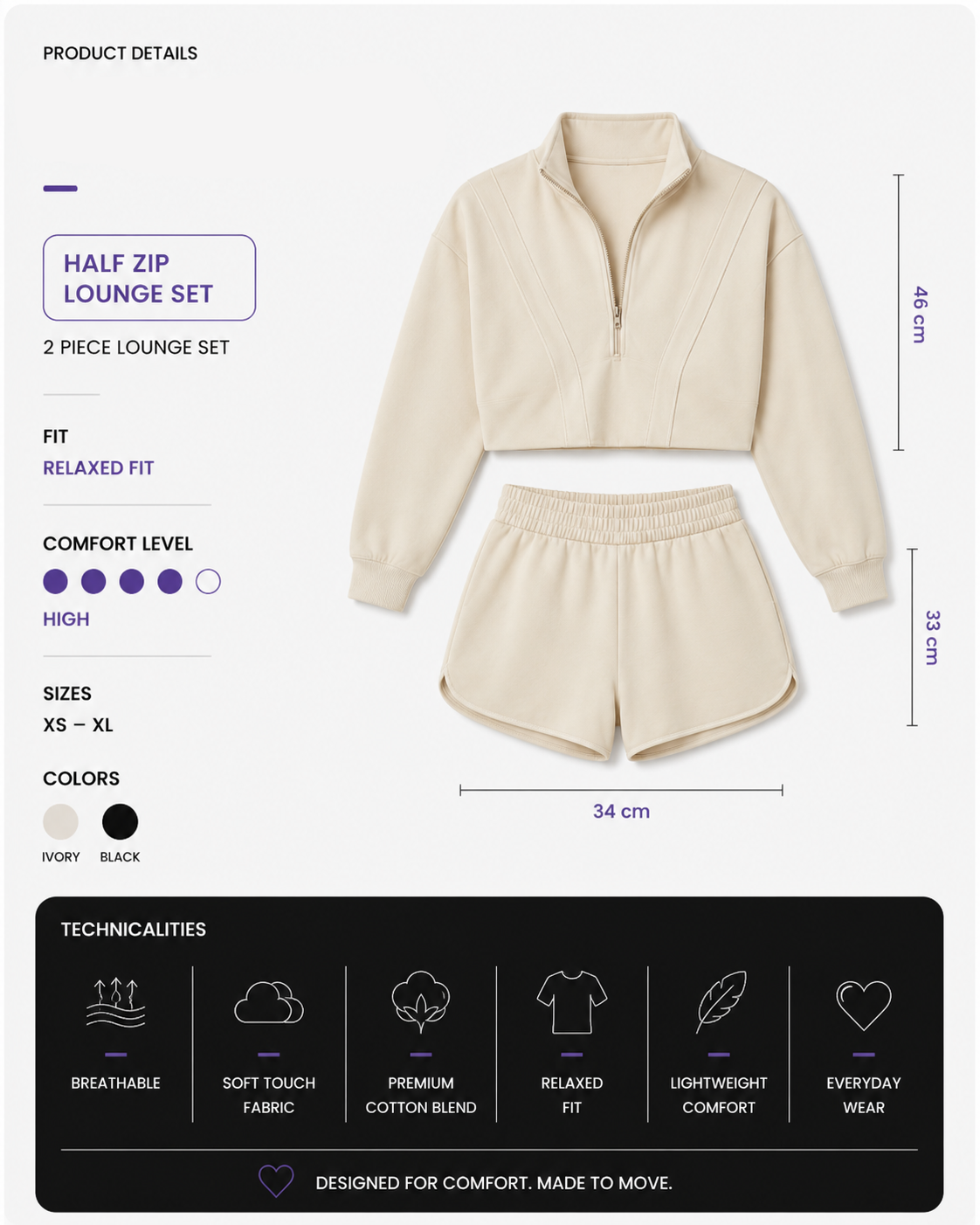 Aura Zip Set