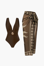Mocha Pareo Set
