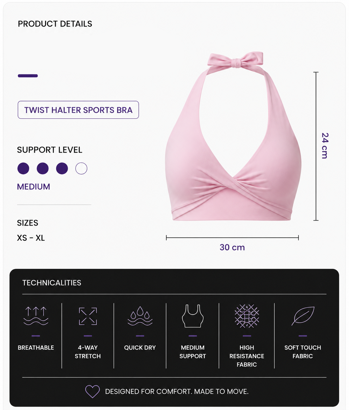 Narella Halter bra