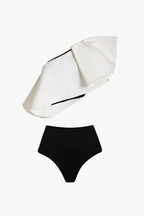 Noir Dot Pareo Set