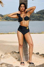 Noir Gold Bikini Set