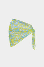 Lemon Wave Bikini Pareo Set