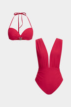 Scarlet Duo 2’si 1 Arada Bikini & Mayo Set