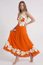 Coral Blossom Pareo Set