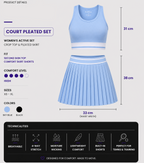 Blue Court Set