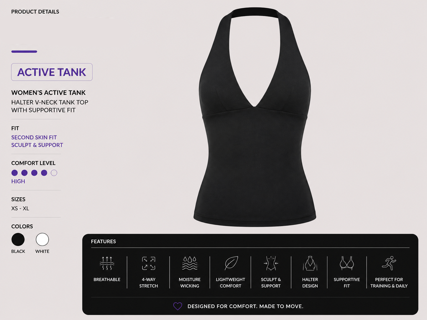 Lyra Halter Bra
