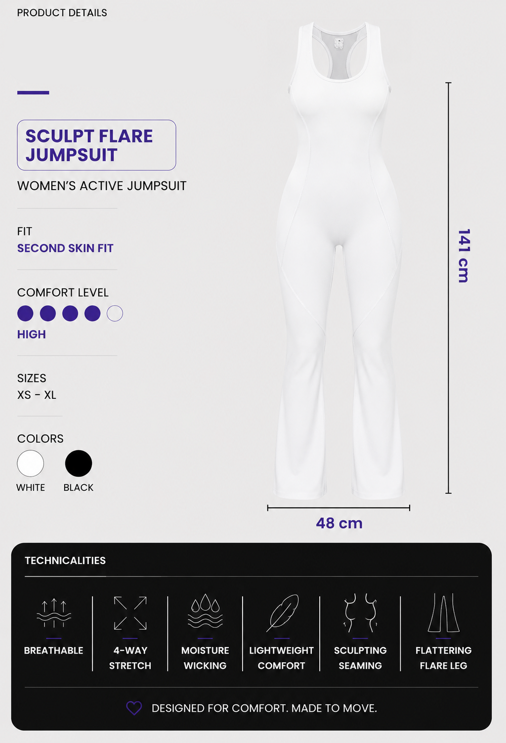 Serena Sırt Dekolteli Jumpsuit