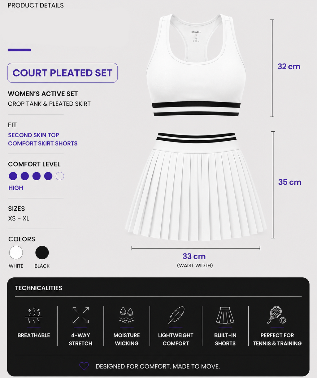 White Court Set