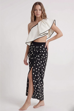 Noir Dot Pareo Set