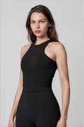 Chloe Sporcu Sırt Top – Siyah