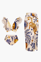 Leopard Pareo Set