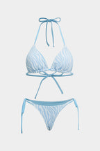 Azure Wave Bağlamalı Bikini Set