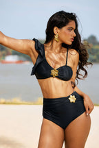 Noir Gold Bikini Set