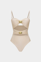 Aurelia Altın Detaylı Cut-Out Mayo