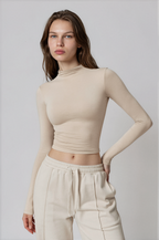 Rose Boğazlı Top – Bej