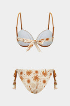 Rosvell Sunset Palms Bikini Set