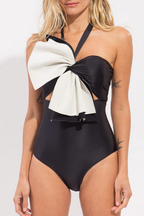 Noir Bow Pareo Set