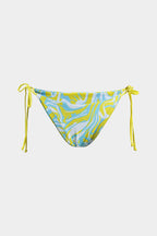 Lemon Wave Bikini Pareo Set