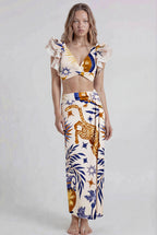 Leopard Pareo Set