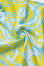 Lemon Wave Bikini Pareo Set