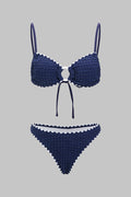 Dokulu Mavi Bikini