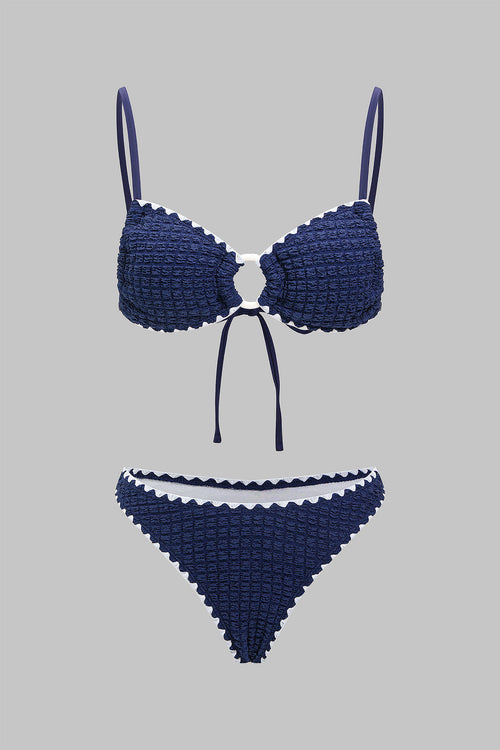 Dokulu Mavi Bikini