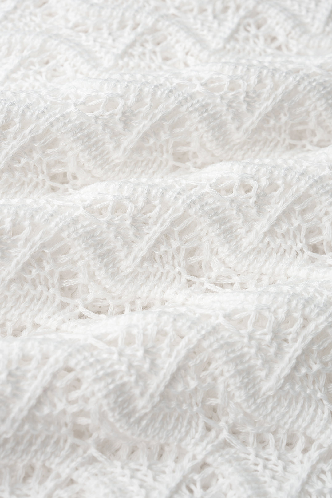 Beyaz Crochet Plaj Elbisesi