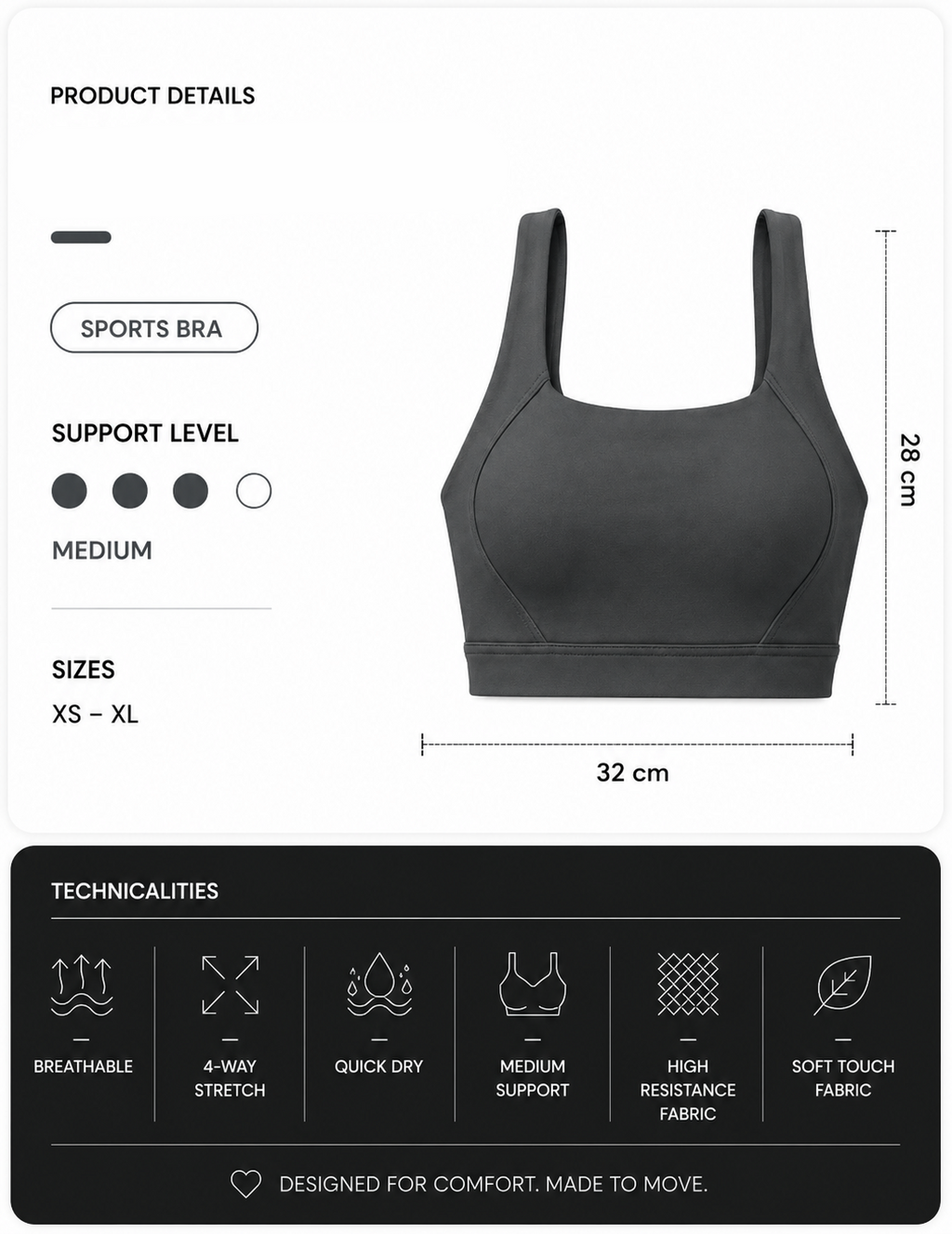 Esme Crossback Bra