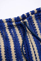Rosvell Riviera Stripe Bikini & Pantolon Set