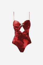 Rosvell Crimson Riviera Pareo Set