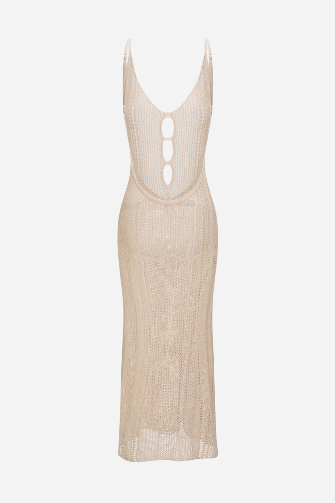 Rosvell Ivory Aura Maxi Elbise