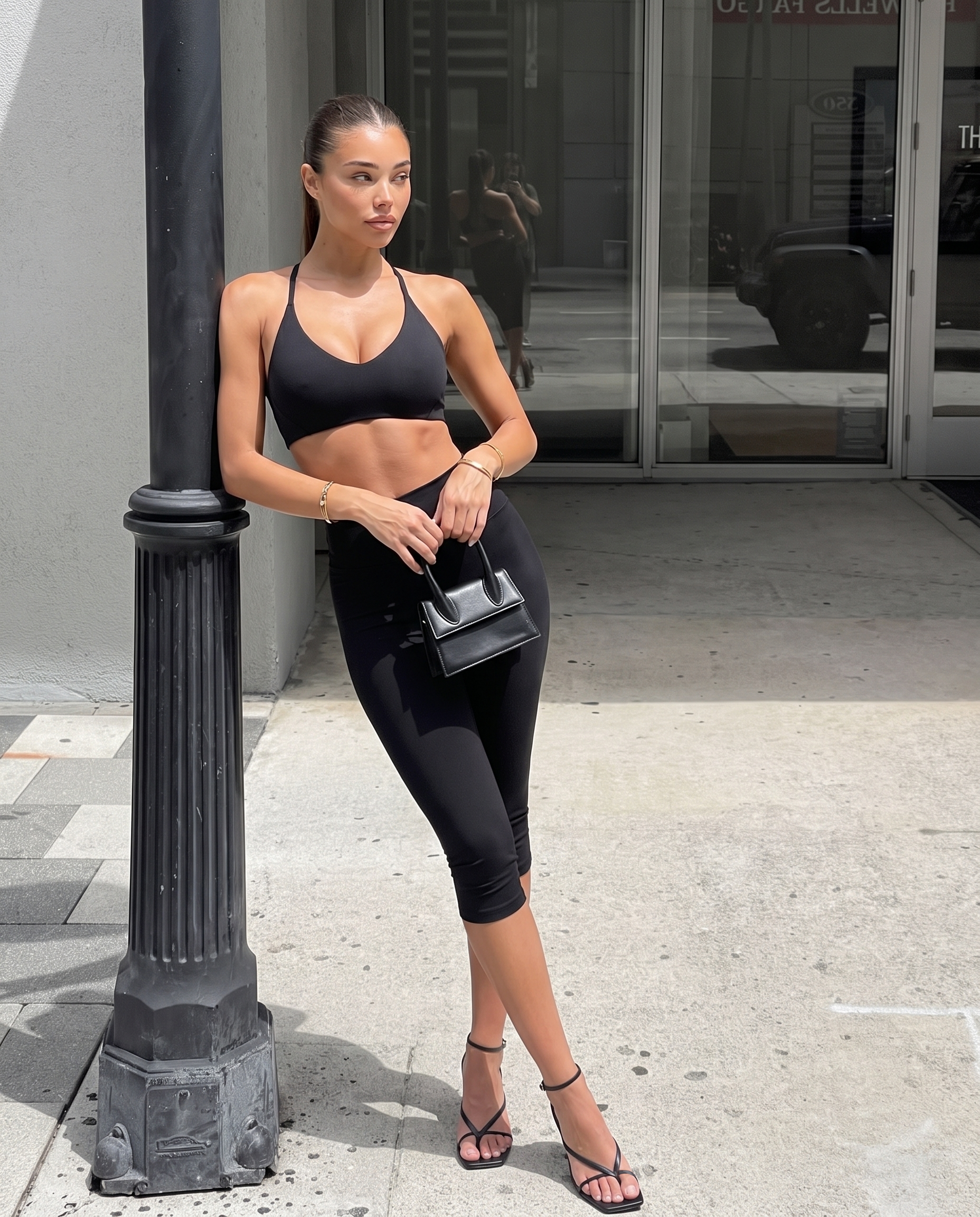 Amelie Capri Tayt – Siyah
