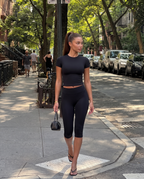 Amelie Capri Tayt – Siyah