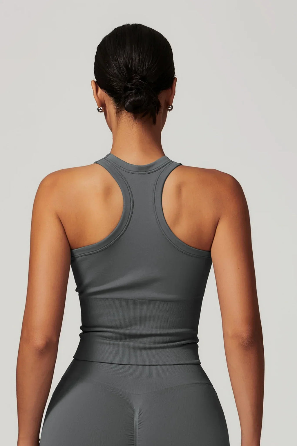 Chloe Sporcu Sırt Top – Antrasit