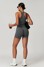 Chloe Sporcu Sırt Top – Antrasit