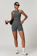 Chloe Sporcu Sırt Top – Antrasit