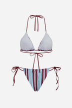 Stripe Tie Bikini