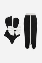 Noir Bow Pareo Set