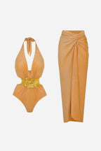 Gold Blossom Pareo Set