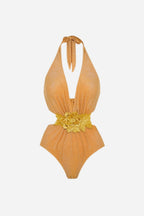 Gold Blossom Pareo Set
