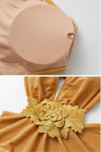 Gold Blossom Pareo Set