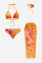 Sunset Bikini Pareo Set