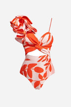 Coral Pareo Set