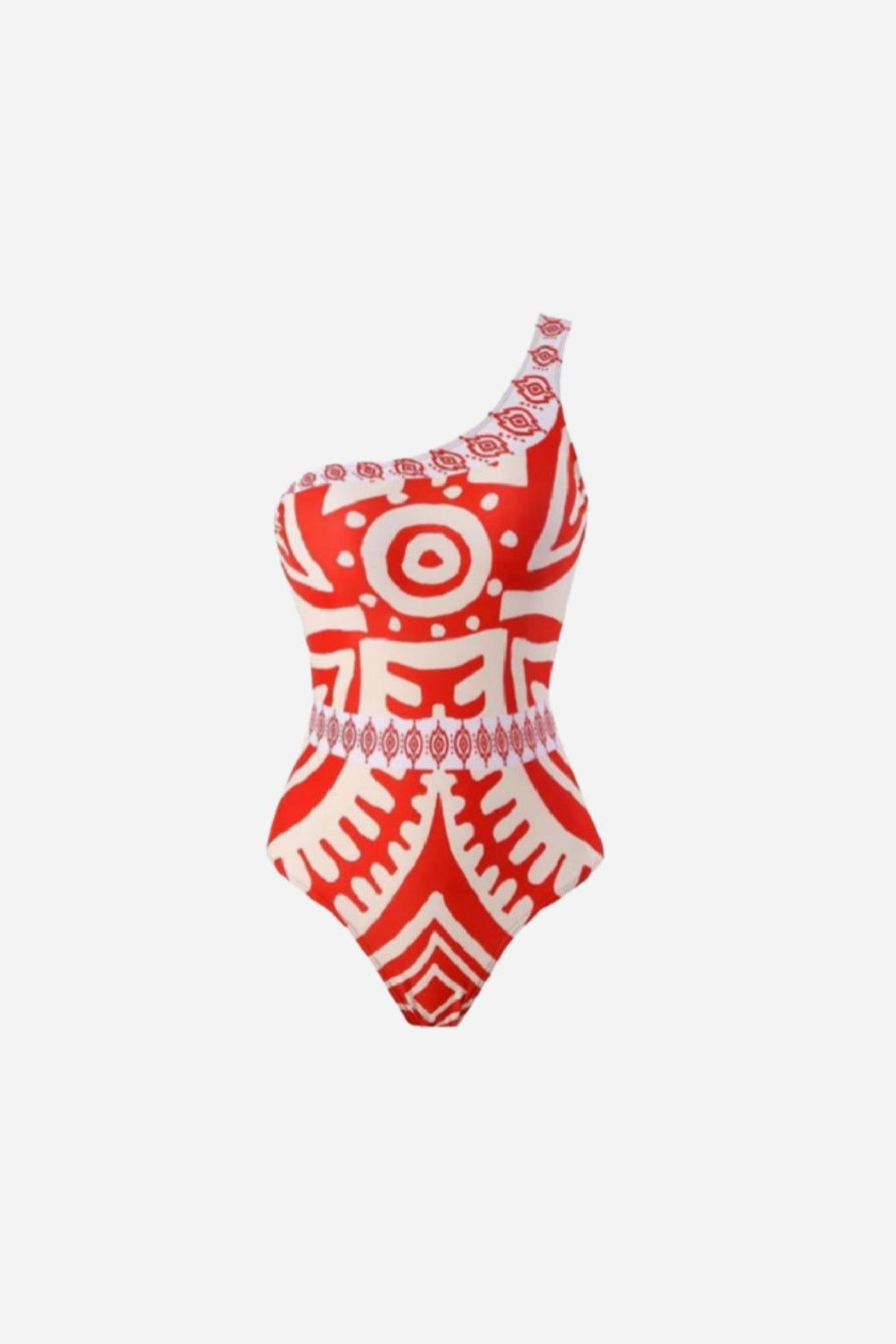 Coral Tribal Mayo Pantolon Set